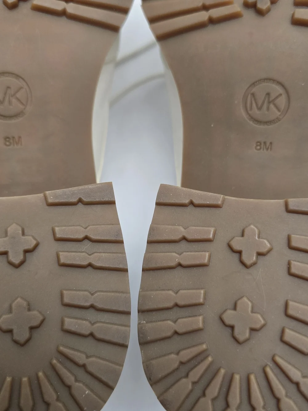 Michael Kors Women's Cream Suede Lace-Up Oxford Shoes